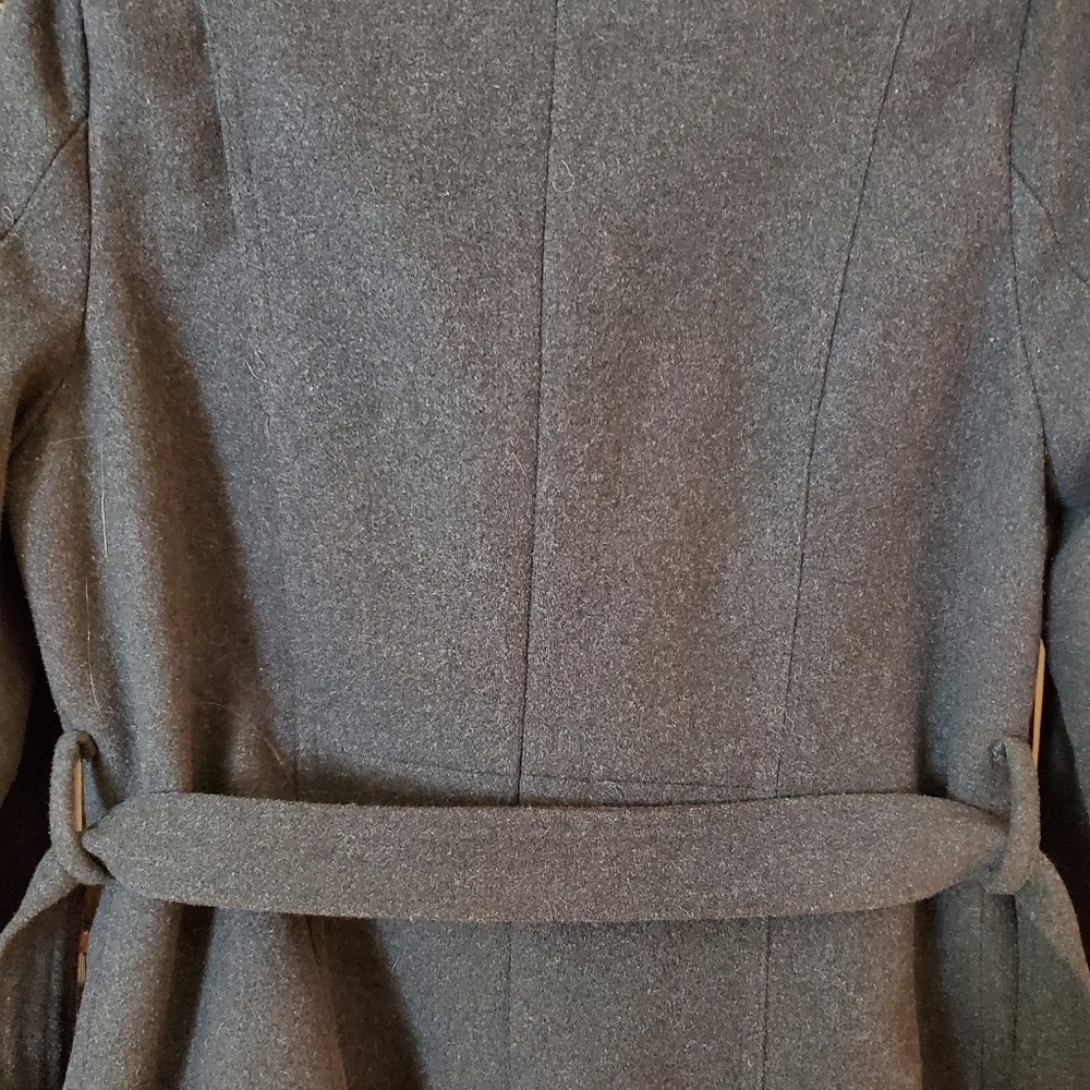 Charlotte Russe Women's Belted Pea Coat - Picture 5 of 6